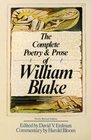 The Complete Poetry  Prose of William Blake