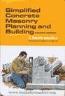 Simplified Concrete Masonry Planning and Building