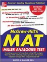 McGrawHIll's MAT Miller Analogies Test