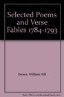 Selected Poems and Verse Fables 17841793
