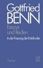 Werkausgabe III Essays und Reden in der Fassung der Erstdrucke