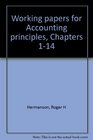 Working papers for Accounting principles Chapters 114