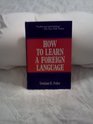 How to learn a foreign language