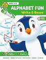School Zone  Alphabet Fun Write  Reuse Workbook  Ages 4 to 6 Preschool to Kindergarten Spiral Bound WriteOn Learning Wipe Clean Includes Dry Erase Marker