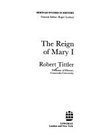 The reign of Mary I
