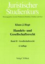 Handelsrecht und Gesellschaftsrecht Bd2 Gesellschaftsrecht