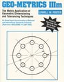 GeoMetrics IIIm  The Metric Application of Geometric Dimensioning and Tolerancing Techniques