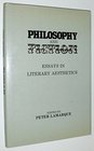 Philosophy and Fiction Essays in Literary Aesthetics