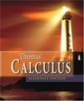 Thomas' Calculus Alternate Edition