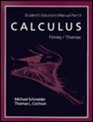Calculus Students Solutions Manual Part 2