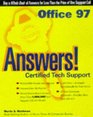 Office 97 Answers Certified Tech Support