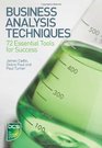 Business Analysis Techniques 72 Essential Tools for Success