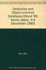 Deductive and ObjectOriented Databases Proceedings of the First International Conference