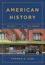 American History Volume 2 1877  Present