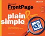 Microsoft FrontPage 2002 Plain  Simple