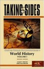 Taking Sides World History Volume I
