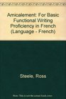 Amicalement For Basic Functional Writing Proficiency in French