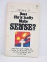 Does Christianity make sense