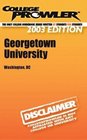 College Prowler Georgetown University