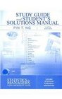 Student Study Guide  Solutions Manual for Statistics for Managers Using Excel and Student CD Package
