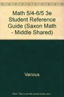 Math 5/46/5 3e Student Reference Guide
