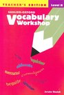 Sadlieroxford Vocabulary Workshop Level H