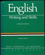 English Writing and Skills First Course Coronado Edition TE