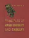 Principles of Hand Surgery and Therapy