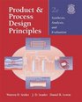 Product and Process Design Principles  Synthesis Analysis and Evaluation