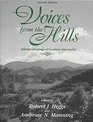 Voices from the Hills Selected Readings of Southern Appalachia