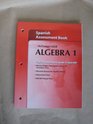 McDougal Littell Algebra 1 Spanish Assessment Book