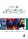 College Mathematics for Technology Sixth Edition