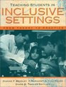 Teaching Students in Inclusive Settings From Theory to Practice