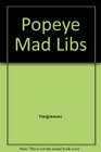 Popeye Mad Libs