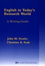 English in Today's Research World  A Writing Guide