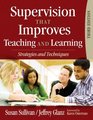Supervision That Improves Teaching and Learning Strategies and Techniques