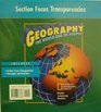 Section Focus Transparencies GEOGRAPHY The World and Its People