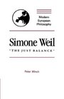 Simone Weil The Just Balance