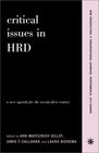 Critical Issues in HRD A New Agenda for the Twentyfirst Century