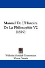 Manuel De L'Histoire De La Philosophie V2