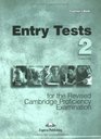 CPE Entry Tests 2 Teacher's Book