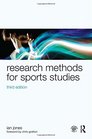 Research Methods for Sports Studies Third Edition