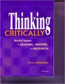 Thinking Critically World Issues for Reading Writing and Research