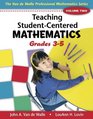 Teaching StudentCentered Mathematics Volume II Grades 35 with eBook DVD