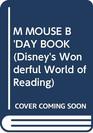 M MOUSE B'DAY BOOK