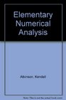 Elementary Numerical Analysis