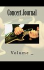 Concert Journal Black Guitar Cover