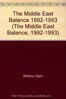 The Middle East Balance 19921993