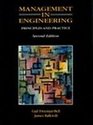 Management in Engineering Principles and Practice