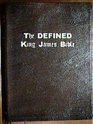 The Defined King James Bible (Genuine Leather, 10 point Medium Print)